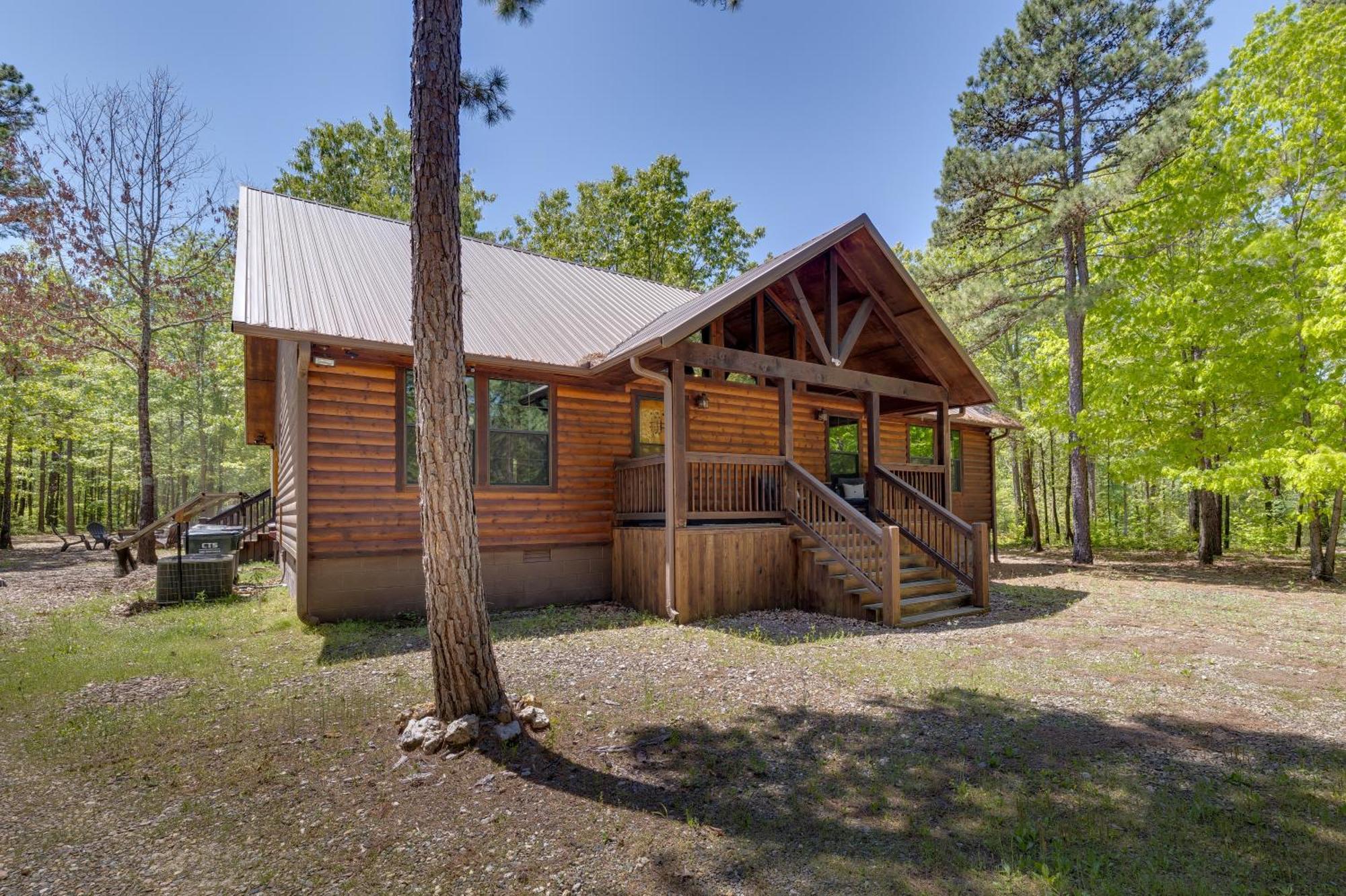 ברוקן בו Cross Timbers Cabin On The Grove'S 25-Acres מראה חיצוני תמונה