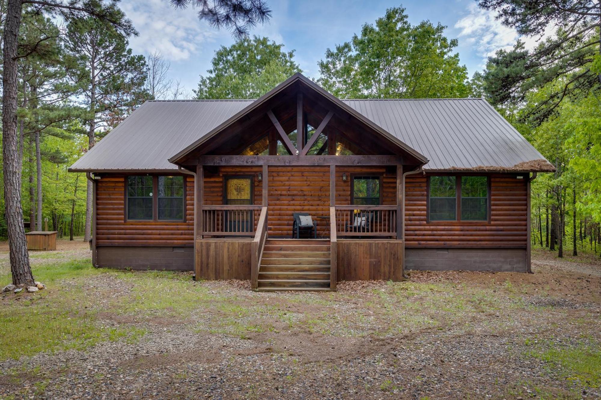 ברוקן בו Cross Timbers Cabin On The Grove'S 25-Acres מראה חיצוני תמונה